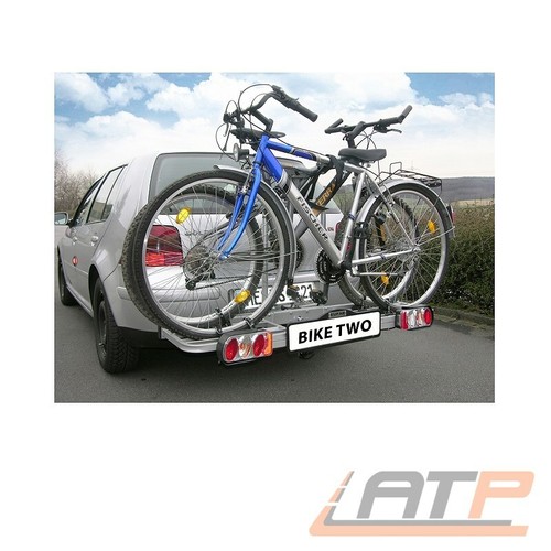 para 2 ruedas Eufab portabicicletas portón trasero bike two para el acoplamiento de remolque remol