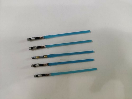 5pcs//lot Star Wars Blue LIGHTSABER Weapon accessory for 3.75/" ACTION FIGURE