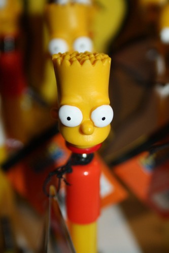 Kugelschreiber mit Wackelkopf verschiedene The Simpsons Wobble Pen
