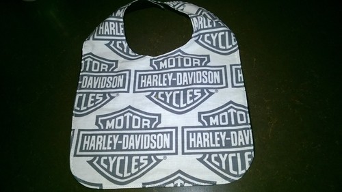 12 X 8 HD MOTORCYCLES BABY BIB