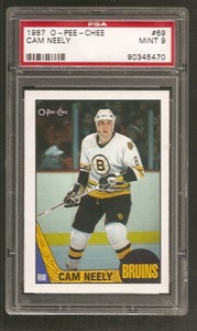 1987-OPC-Cam-Neely-69-PSA-9-MINT