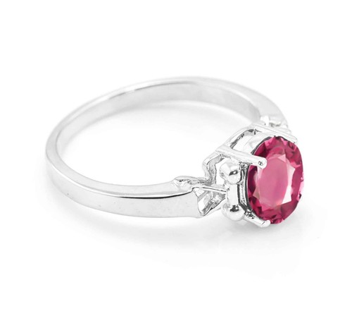 925 Sterling Silver Red Rhodolite Garnet Ring Natural Size 4 5 6 7 8 9 10 11