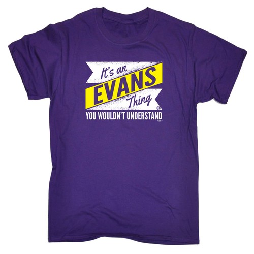 V1 Its An Surname Thing Evans Funny Kids Childrens T-Shirt tee TShirt