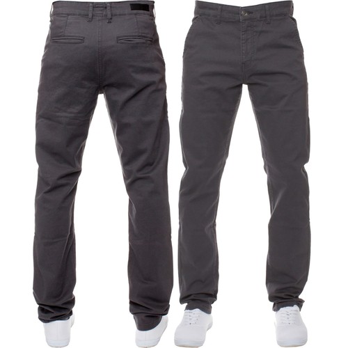 Neuf Enzo Hommes Slim Extensible de Marque Pantalon Chino Jeans Tous Tour Taille