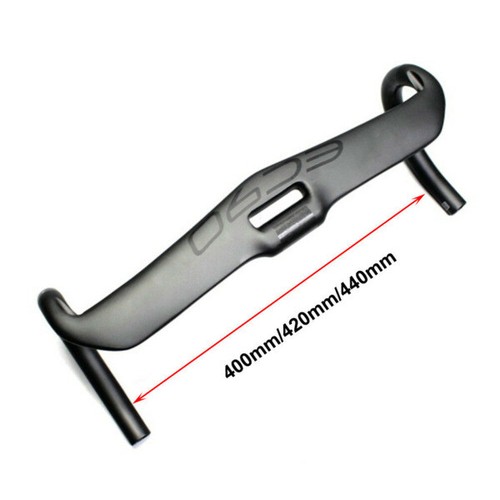 Full Carbon Bicycle Handlebar MTB Road Bike Racing Drop Bar 31.8*400//420//440mm