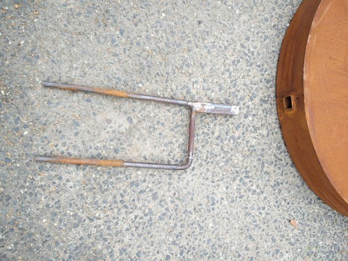 Edelrost,Gartenskulptur Gartenstecker,Gartendeko,rostoptik Glück Symbol 2 st