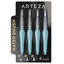 Portable Self-moistening Assorted Tips Set of 4 by Arteza Water Brush Pen