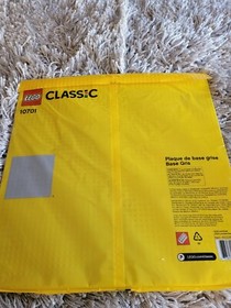 LEGO - Classic Baseplate 10701 Gray - New Sealed