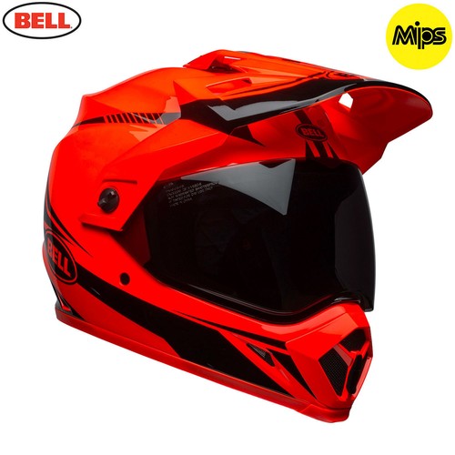 Bell MX 2018 MX-9 Adventure MIPS Motorcycle Motorbike Helmet Torch Orange//Blk
