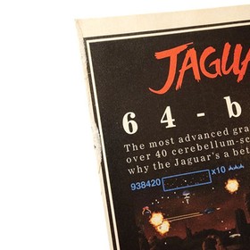 Atari Jaguar Console 90s Vintage Video Game Print Ad/Poster Official Promo Art