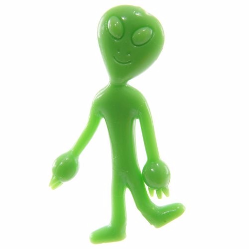 2 TOTAL 2pk/'s ALIEN UFO SLINGSHOT Novelty GaG Toy Party Favor Bag Filler Toy