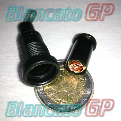 PORTAFUSIBILE DA PANNELLO IN BAKELITE PER FUSIBILI IN VETRO 5x20 FORO 12mm 10A