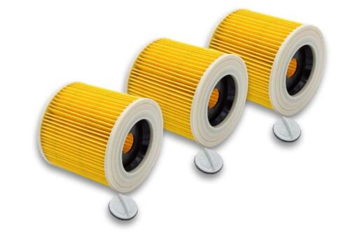 3x Les filtres à cartouches pour Kärcher NT 20//1 Me Classic NT 38//1 Classic