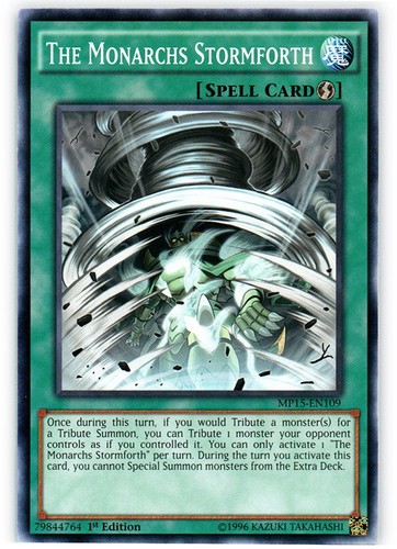 Common M//NM x3 The Monarchs Stormforth MP15-EN109 1st Edition Yu-Gi-Oh