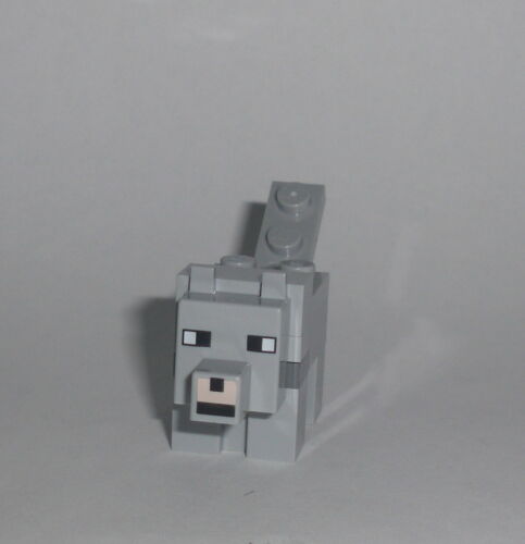 Figur Minifigur Wolve Hund Dog Animal Tier Taiga 21162 Wolf LEGO Minecraft 