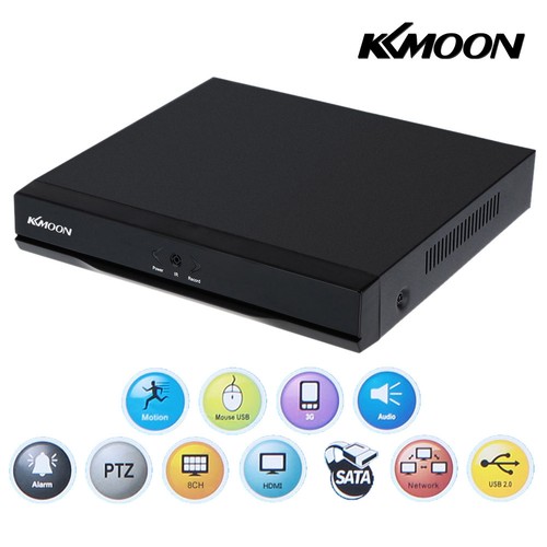 KKmoon 8 Kanal 960H D1 Netzwerk DVR Video Wiedergabe Sicherheit Überwachung O9C3