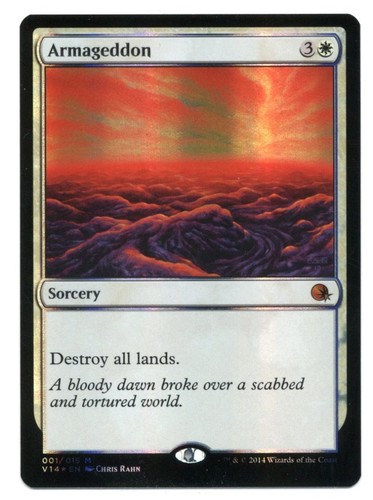 FOIL From the Vault : Annihilation ** 4x Armageddon x4 ** Mtg Magic NM//MT!