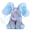 Abester Flappy Elephant Plush Soft Toys Peek A Boo Pal Animated Sound Toys Baby