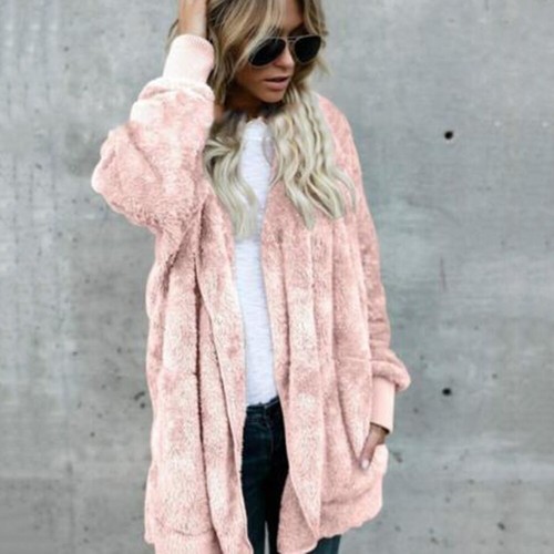 Damen Winter Strickjacke Baggy Cardigan Mantel Knit Jacke Langarm Sweater Jumper