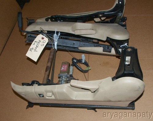 94-95 Honda Accord OEM front seat motor brackets rails mounts tracks 4d