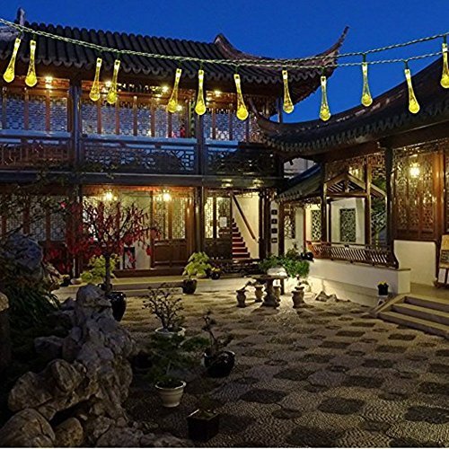 30 LED Solar String Light Crystal Ball Waterproof Lamp Decor for Outdoor Garden