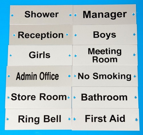 School Toilet Shower WC Bathroom DOOR SIGNS 6" x 2" Nursery Nursing Home School Toilet Shower WC Bathroom DOOR SIGNS 6" x 2" Nursery Nursing Home