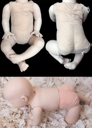 ~AMELIA DoE SuEdE DoLL BoDy FuLL ArMs /& LeGs 25/" ~ ReBoRn DoLL SUPPLIES~4667