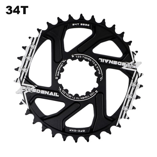 For Snail GXP ChainRing Round 3mm Offset Sram X9 X0 XX1 X01 eagle boost 30-38T