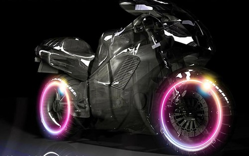 4 pairs of LED wheel lights tire tire valve dust cap waterproof motion activated