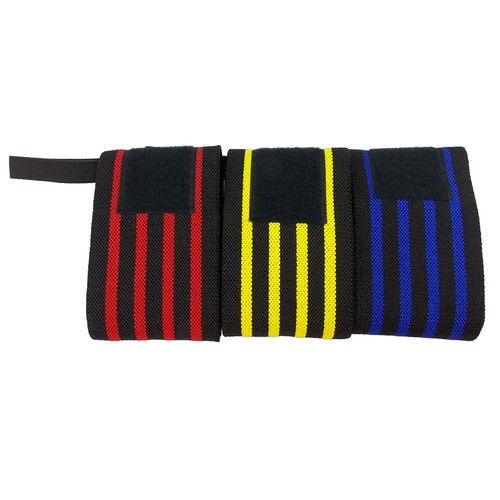 NEW 1x Heavy Duty Wrist Wraps Weight Lifting Body Building Training Strap UK