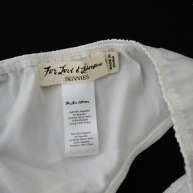 *MARK* For Love & Lemons VS Skivvies Satin Tanga Thong Panty XL XLARGE