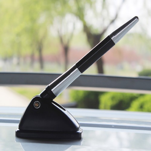 Chrome Car SUV Short Stubby Extension Antenna Aerial Mast AM//FM Radio Screw Deco