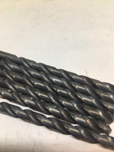 6 Morse Drill Bits Taper Length HSS 17//64/" 118 Degree 6 1//4/" OAL