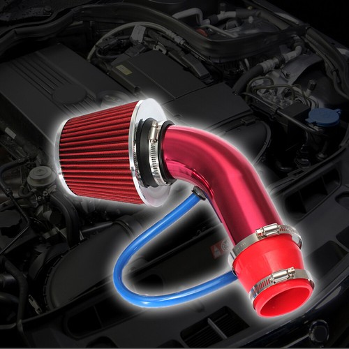 Universal Car Cold Air Intake Filter Alumimum Induction Kit Pipe Hose System Set