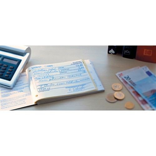 Ausgabebeleg 303 AVERY Zweckform A6 Quer 50 Blatt Gelb für Land D Staffelpreise!