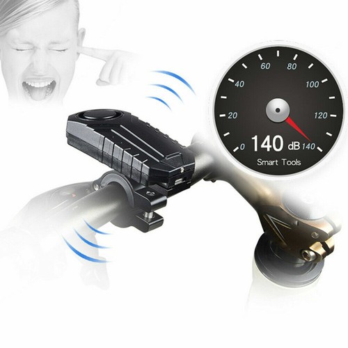 113dB Anti-Theft Wireless Alarm Vibration Remote Control Motorcycle//Bicycle IP55