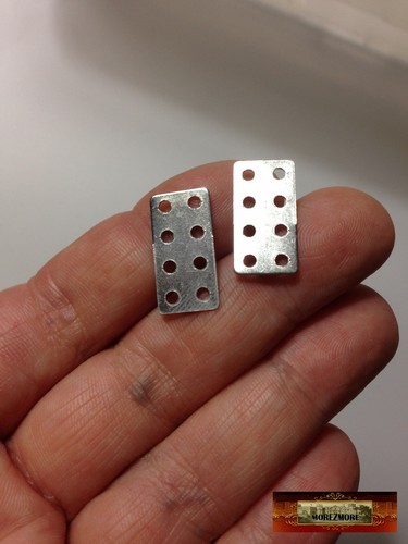 M01264 MOREZMORE HPA 2 Stripes 8 Hole Perforated Steel Slice Mount Plate M2 A60