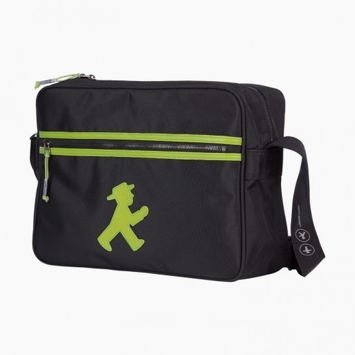 AMPELMANN Trainer Tasche NEU//OVP schwarz grün Geher City Bag Berlin Souvenir