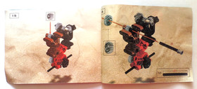 Vintage LEGO TECHNIC BIONICLE ONUA 8532 Instruction Manual
