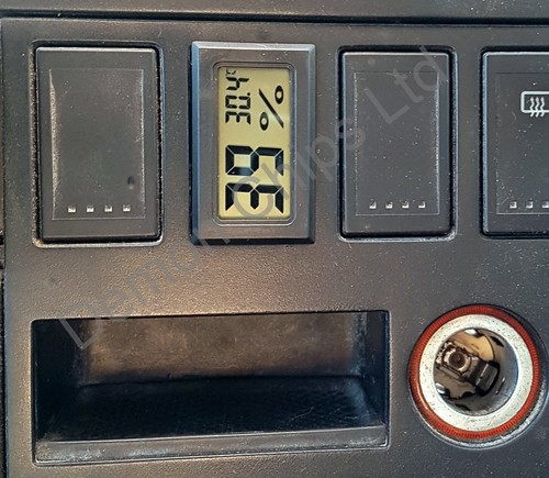 VW T4 EUROVAN Dash Blank Digital LCD Thermometer Humidity Temperature Gauge