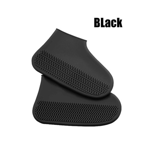 2x Unisex Reusable Anti-Slip Silicone Waterproof Overshoes Covers Rain Boot Gear