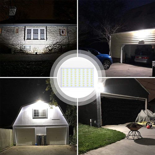 10W LED Flutlicht Scheinwerfer Außenstrahler Ultraslim Warmweiß Floodlight IP65
