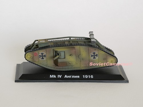 1//72 Captured Mark Mk IV Male British Heavy Tank WWI 1916 Diecast Model New