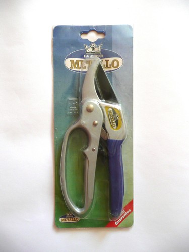 Metallo K-0200 Ratchet Pruning Shears Gear powered garden scissors tool pruner