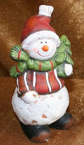 La decoración figuras hombres de nieve-variantes diferentes tamaños de-Navidad