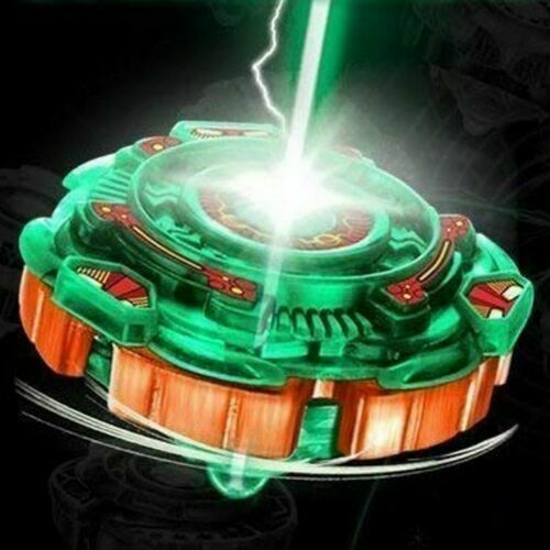 Toupie de Combat Stardust Destroyer en Métal Couleur Verte Faisceau Lumineux FR