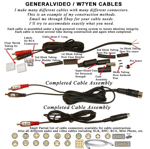 10-PIN MINI-DIN CABLE WITH KEYING & ALC FOR YAESU FT-950 FT-450 FT-DX1200 10-PIN MINI-DIN CABLE WITH KEYING & ALC FOR YAESU FT-950 FT-450 FT-DX1200
