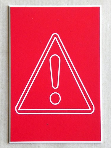 plaque gravée /"Danger général /" PICTO 50x75 SIGNALISATION RISQUE OU DANGER