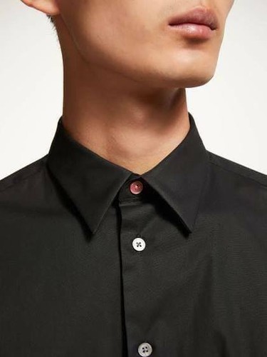 Paul Smith Black Tailored Mens Shirt Formal//Casual Fit Brand New PS