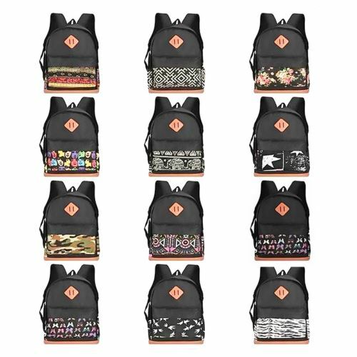 Ladies Girls Boys School Quality Rucksack Water Resistant Backpack